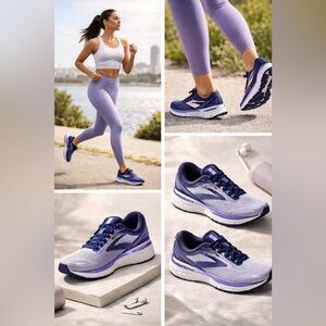 Brooks Adrenaline GTS 22 Running Shoes Blue Iris Stability Running Sneakers, 11